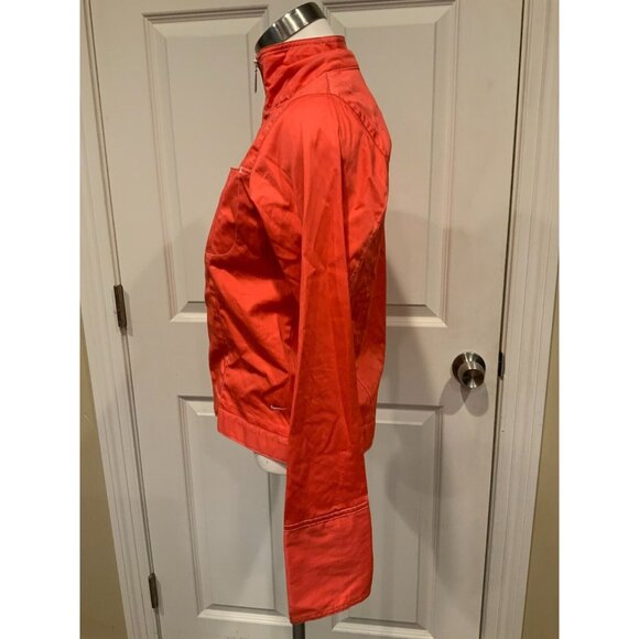 Nike Dark Coral Pink Lightweight Zip-Up Jacket W/ Snap Cuffs, Size XS, NWT! - Picture 5 of 11